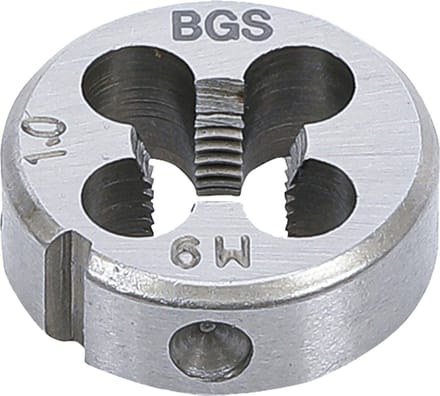 BGS Draadsnijplaat - M9 x 1,0 x 25 mm