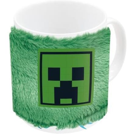 Minecraft mok met pluche sleeve