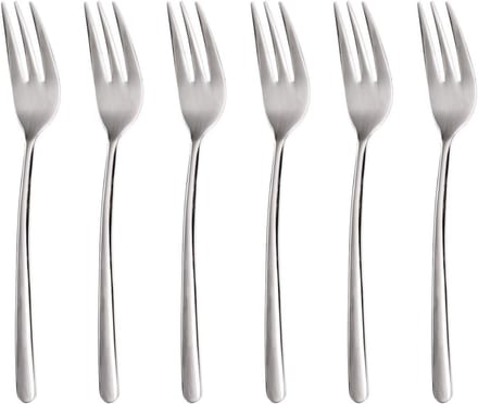 Taartvorken Set van 6 - Elegant Roestvrij Stalen Bestek
