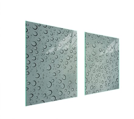 TMK ArtDeko - Kookplaat achterwand - 85x52 cm - Sproei beschermmiddel - Glas