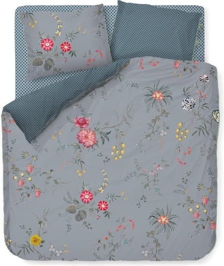 Pip Studio Fleur Grandeur dekbedovertrek - Eenpersoons - 140x200/220 - Blauw