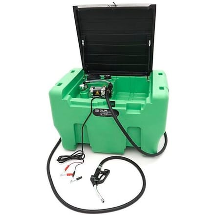 HBM 12 Volt 330 Liter benzinepomp met tank en deksel