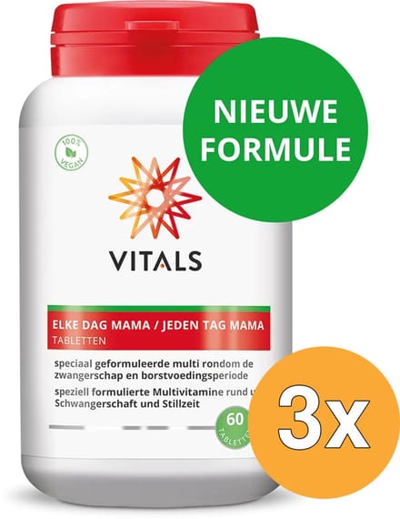 3x Vitals Elke Dag Mama (60 tabletten)