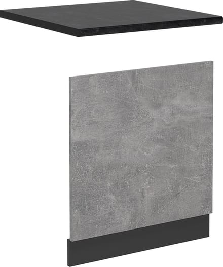 Vicco R-Line Voorpaneel vaatwasser – 60 cm, WB Antraciet Beton