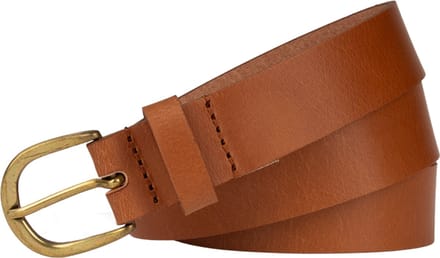 Legend Dames - Leren riem - Naturel - 80cm