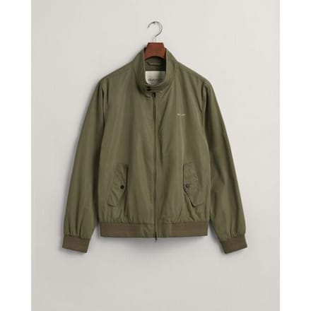 Gant Lightweight Harrington Jacket Juniper Green / male