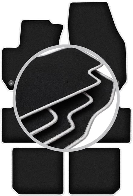 CARLUX-SILVER automatten voor: Opel Zafira B minivan (2005-2014)