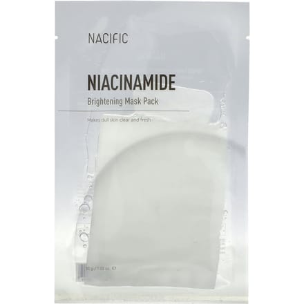 Nacific, Brightening Beauty Mask Pack, Niacinamide, 30g (1.05oz) white