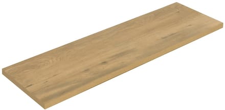 Badplaats Wastafelblad Angela 160 x 48 x 3,5 cm – Eiken – Wastafelblad voor Onderkast