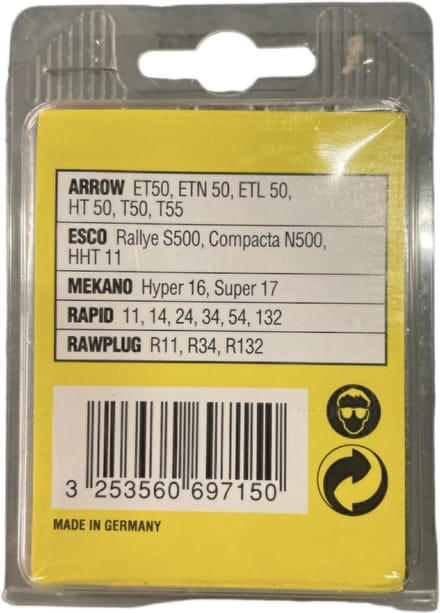 Stanley Nietjes G TYPE 11 0/69/715 - Prijs per verpakking ( 1200 nietjes)