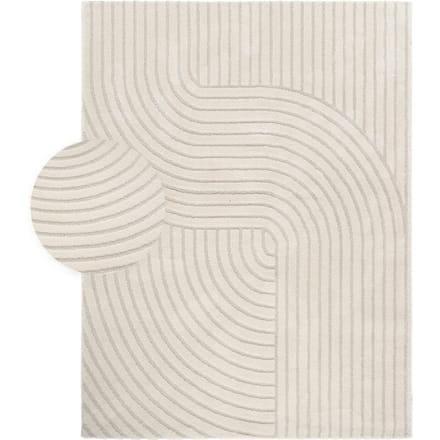 Modern tapijt Aurora crème 120x160 cm