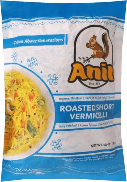 Anil - Geroosterde Korte Vermicelli - Roasted Short Vermicelli - 3x 450 g
