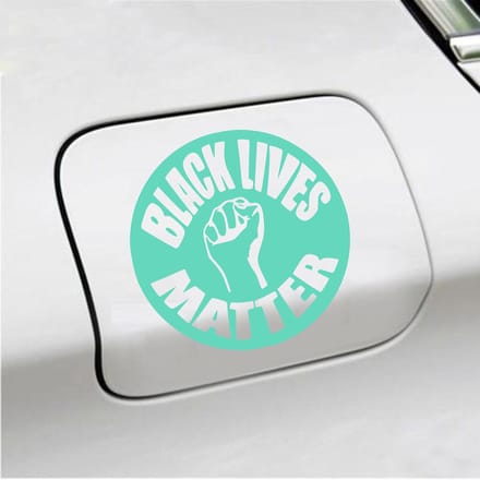 Bumpersticker - Black Lives Matter - 15 X 15 - Mint