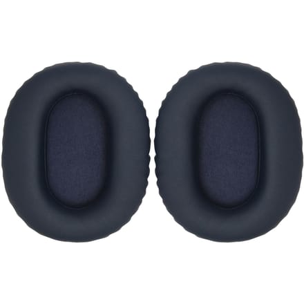2 pièces Coussinets d'oreille de remplacement Cuir protéiné doux Mousse d'isolation phonique Coussinets d'oreille épaissis pour WH black