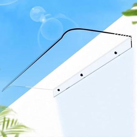 Deurluifel Polycarbonaat - Regendak Luifel - Entree Beschermen - Zelfreinigend - 40 x 60 cm - Transparant