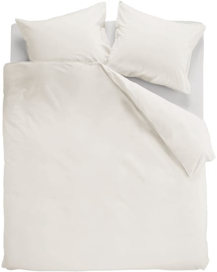 Linolux Dekbedovertrek Washed Cotton White 2 persoons