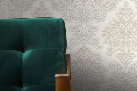 ORNAMENTEN BEHANG | Barok - ecru glitters - A.S. Création Metropolitan Stories