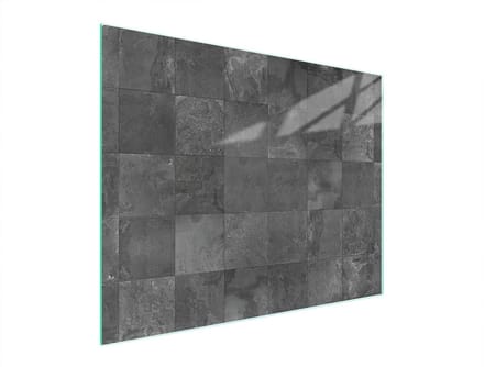 TMK ArtDeko - Glazen Snijplank - 52x40 cm - Grijs - Hittebestendig