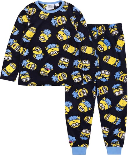 Minion - Marineblauwe Jongenspyjama met Lange Mouwen / 110