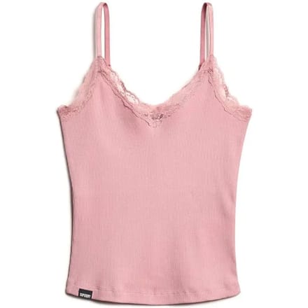 Superdry - Essential camitopje met kanten boord - Dames - Vesten