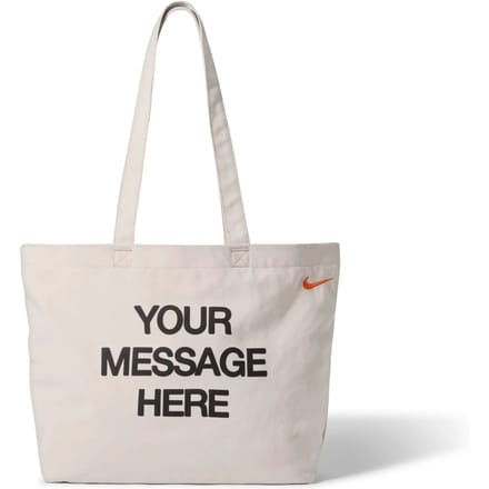 Boodschappentas Nike Your Message Here
