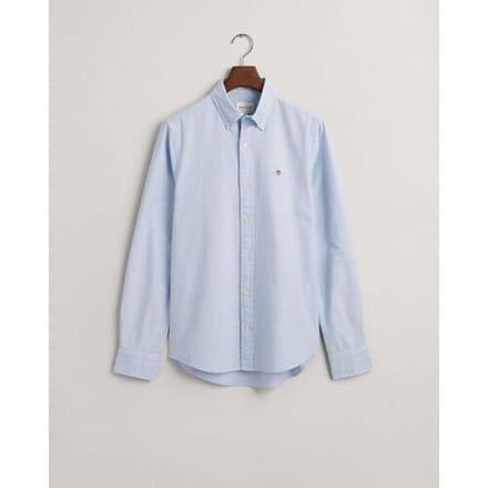 Gant Overhemd Oxford Slim Uni Button Down Licht Blauw / male