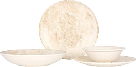 Bonna Serviesset (Large) - Nacrous - 24 delig - 6 persoons - Porselein