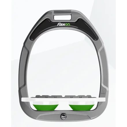 Plat Grip Aluminium/Wit/Groen Flex-On Green Composite