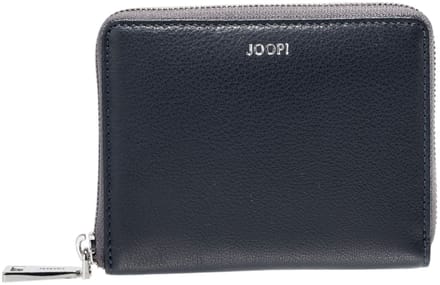 JOOP! Leren Portemonnee Lantea Blocking Nisa Purse Dark Navy Donkerblauw