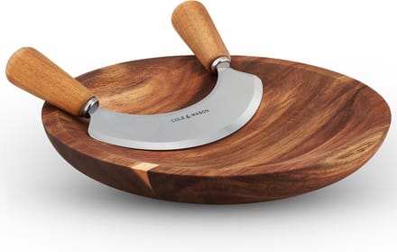 Cole & Mason Ashden Wiegemes & Snijplank - Acacia Hout - Ø 24cm
