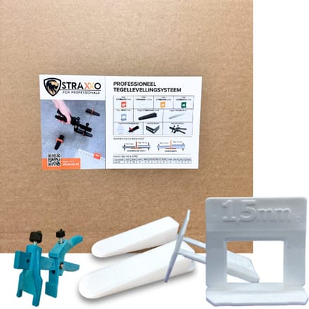 Complete XL starterset 1,5 mm – 3000 clips, 500 keggen en tang