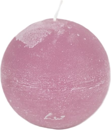 Rasteli Luz Your Senses Kaars-Bolkaars Paars Roze D 8 cm per 2 stuks