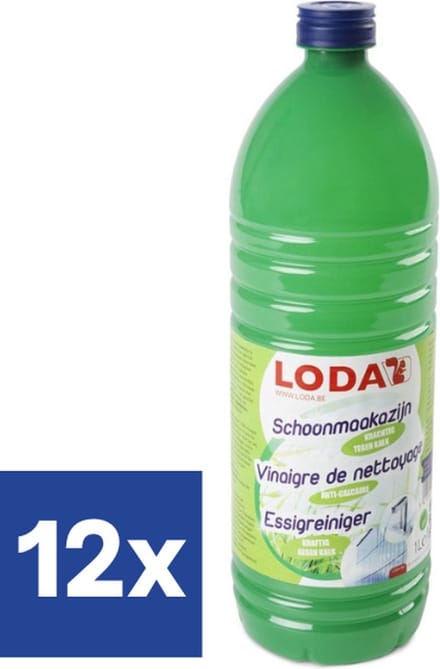 Loda Schoonmaakazijn - 12 x 1L