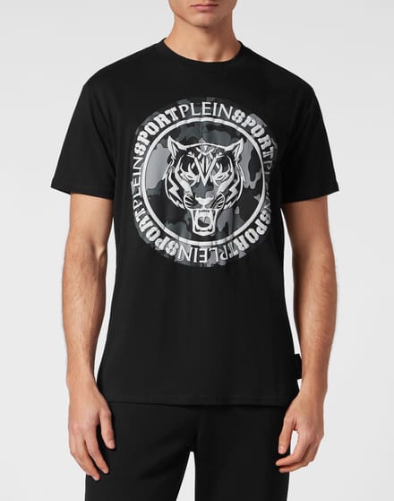 T-Shirt Ronde Hals Carbon Tiger