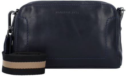 HAROLD'S Leren Schoudertas Caugio Handbag Darkblue Donkerblauw