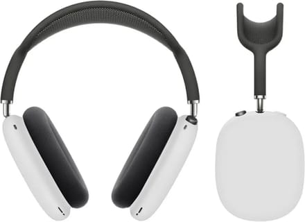 MY PROTECT - Siliconen Cover Case geschikt voor Airpods Max - Wit