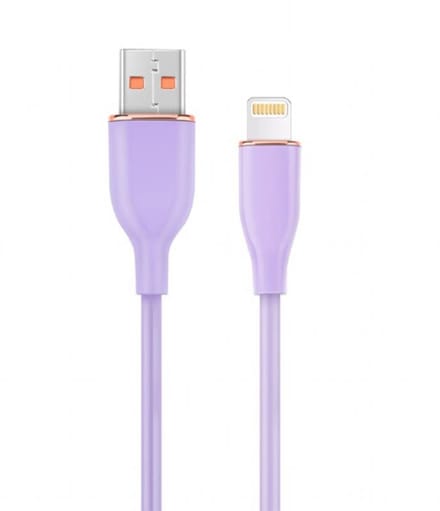 USB-A naar Lightning Kabel - Premium - 1,5 meter - Paars
