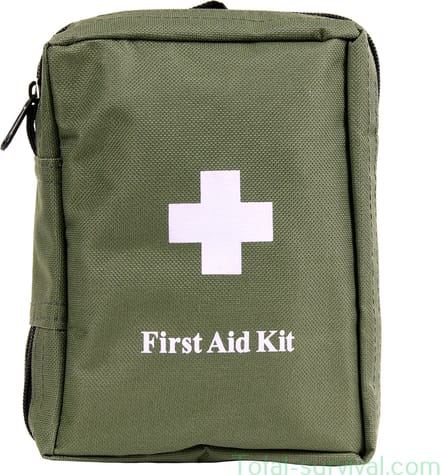 Mil-tec First Aid medic bag Molle 48-delig assortiment, olijfgroen