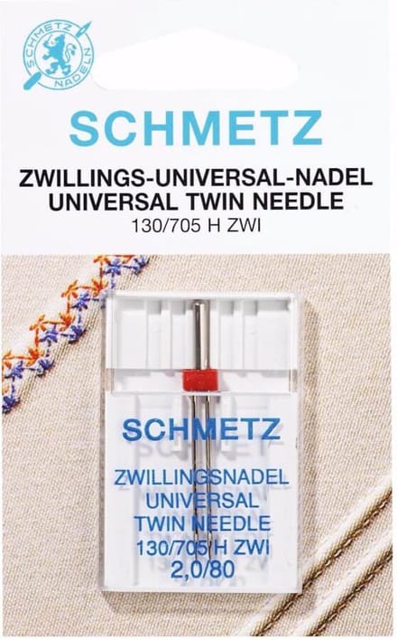 SCHMETZ TWEELING  NAALD - 2.0-80 - PER STUK.