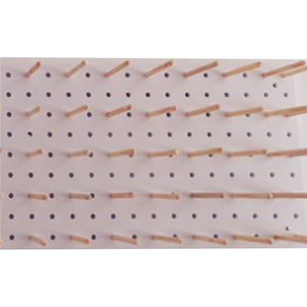 Zelfklevend Naai Pegboard met 25 Houten Haken 11.8x11.8in Multifunctionele Pegboard Organizer