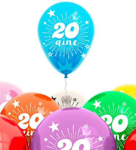 SUD TRADING - 8 ballonnen 20 jaar