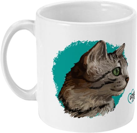 Mok Love Cats Egyptian Mau, 325ml