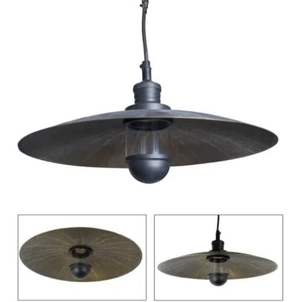 KS Verlichting Hanglamp Portland Antiek Zwart