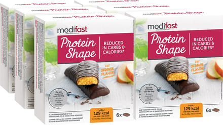 Modifast Protein Shape - Repen - Sinaas & Pure Chocolade - 6 x 186 gr