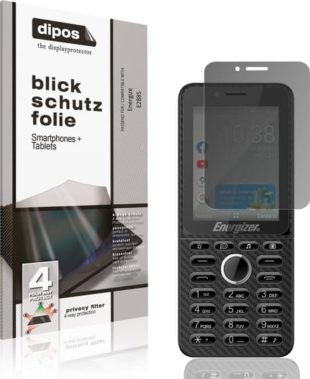 dipos – Matte Privacy Screenprotector geschikt voor Energize E288S | Anti-Spy Beschermfolie