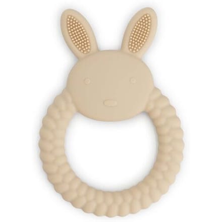 Prénatal Siliconen Bijtring Konijn Beigebrown unisex