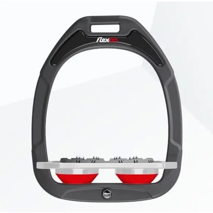 Platte Ultra Grip Beugels Antraciet/Grijs/Rood Flex-On Green Composite
