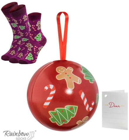 Rainbow Socks - Kerstsokken - Familie - In Bombka - Katoen