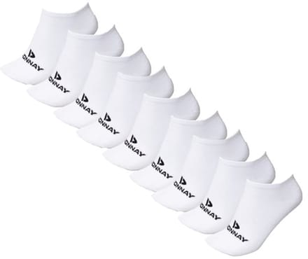 12-Pack Donnay - Sneakersokken - White (001) - maat 43-46