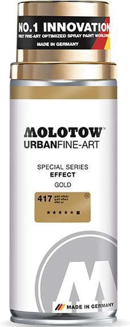 Molotow Urban Fine Art Spray - Goud Chrome Effect - 400ml spuitbus